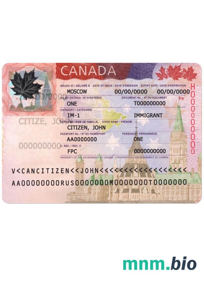 Kanada visa nowa wersja